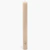 Ambre (amber) – taps toelopende kaars