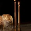 Feu de Bois (houtvuur) – taps toelopende kaars